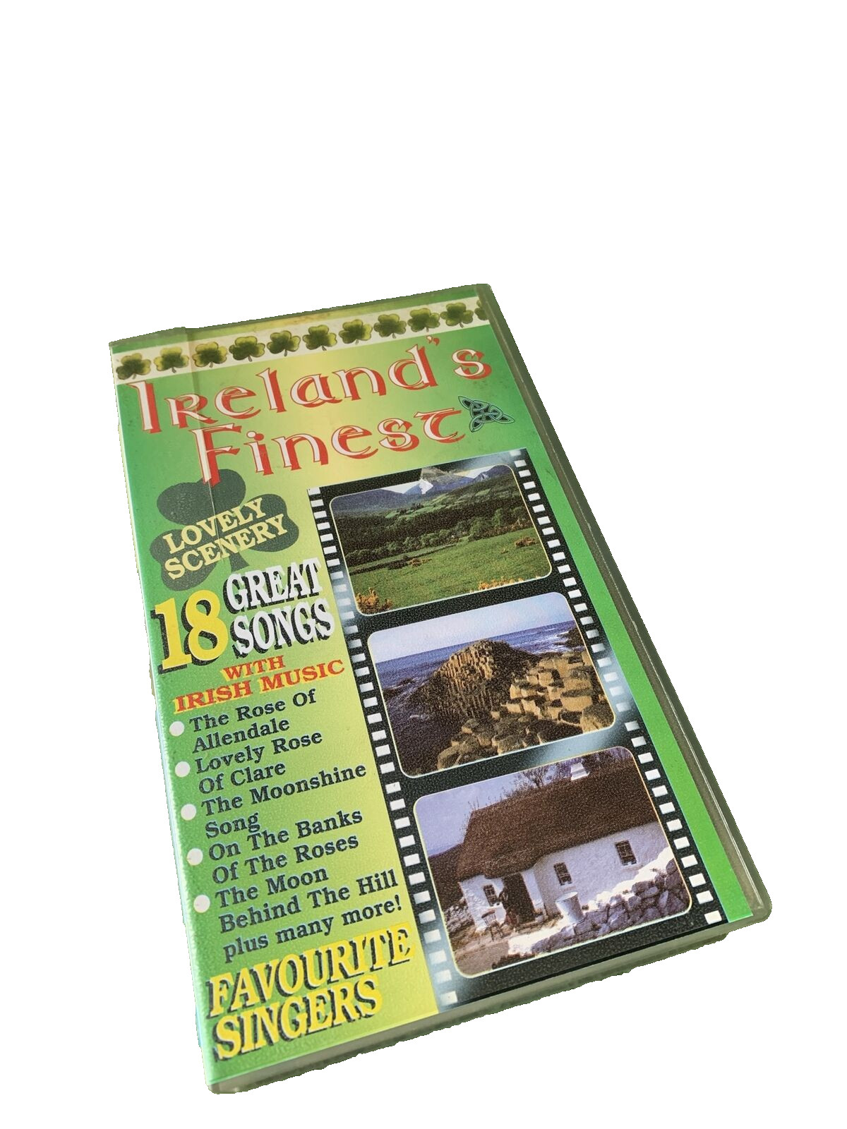 IRELAND'S FINEST ~ 18 GREAT SONGS VHS VIDEO ST PATRICKS DAY