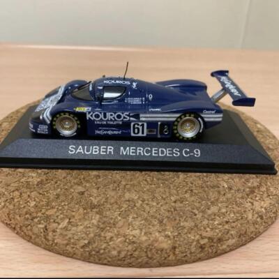 Maxモデル　ミニチャンプス　1/43　Sauber Mercedes c9 Max 1/43 Sauber Mercedes C9 Le Mans 1989 #63 Diecast Model