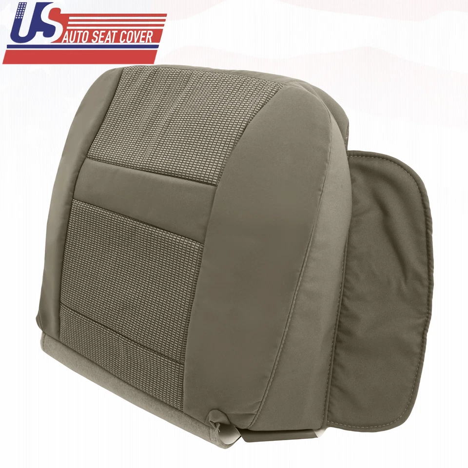 Cubierta de asiento inferior de tela para Dodge Ram 2500 3500 2008 para conductor con solapa bronceado medio Foto 4 de 4