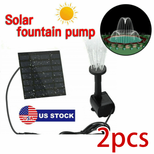 200L/H Solar Power Panel Kit Fountain Pool Pond Garden Submersible Watering Pump