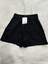NWT Los Angeles Atelier & Other Stories High Rise 100% Linen Shorts Sz 2