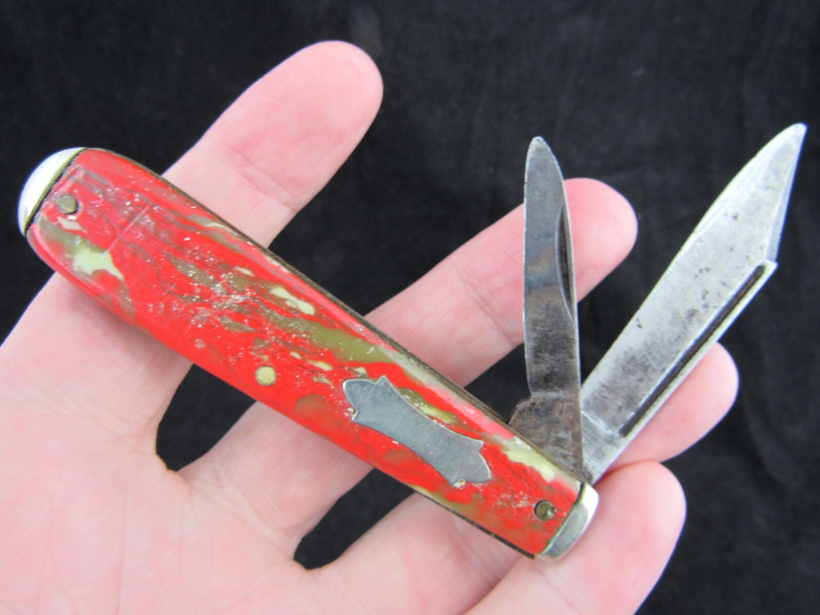 rare pocket knife vintage FAIRMONT CUTLERY CO NY City USA two blade