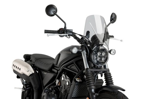 Puig Mito Screen Windshield Deflector Black Honda CB 300 F 2015 - 2016 - Picture 3 of 8