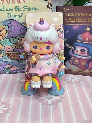 Figurine de collection Pop Mart Pucky What are the Fairies Doing ? Rainbow Eater