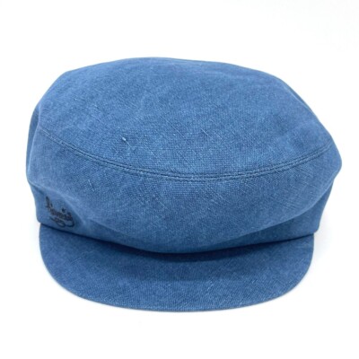 HERMES Casquette hat hemp blue NEW Hermes Casquette Saint Malo in Navy Size 57 Hat main image 2