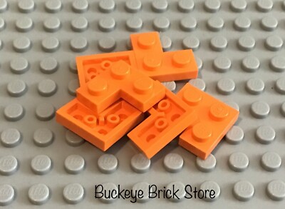 Lot 6 Plates Lego Old Light Gray 2x2 Corner PLATE