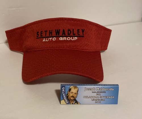 Seth Wadley Red Visor / Joe Exotic 