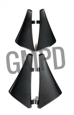 2020-25 Corvette C8 Front & Rear Splash Guards in Black GM OEM 84263457 84263453