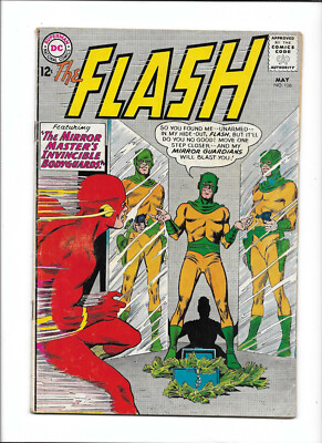 FLASH #136 [1963 VG+] ''THE MIRROR MASTER'S INVINCIBLE BODYGUARDS!''