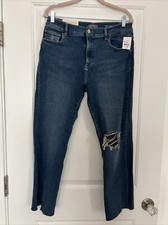 DL1961 MARA STRAIGHT ANKLE BLUE JEAN WOMENS Size 32 NEW