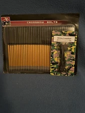 New-Ace Martial Arts Supply 36 Crossbow Bolts & 80# Polyester String w/2 Tips