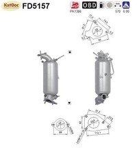 Rußpartikelfilter DPF 18180RSXG00