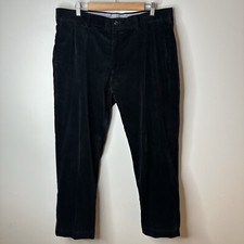 Polo Ralph Lauren 38x30 Corduroy Classic Fit Stretch Pants Black Academia Preppy