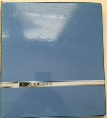 EIP 350D/351D Autohet Microwave Frequency Counters Service Manual P/N 5580001