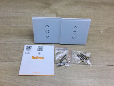 Refoss RRS100 WLAN Rollladenschalter, 2 Stück, I26274