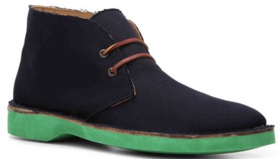 RALPH LAUREN COLLECTION ''Randon'' Canvas Chukka Boots Size 9 M 