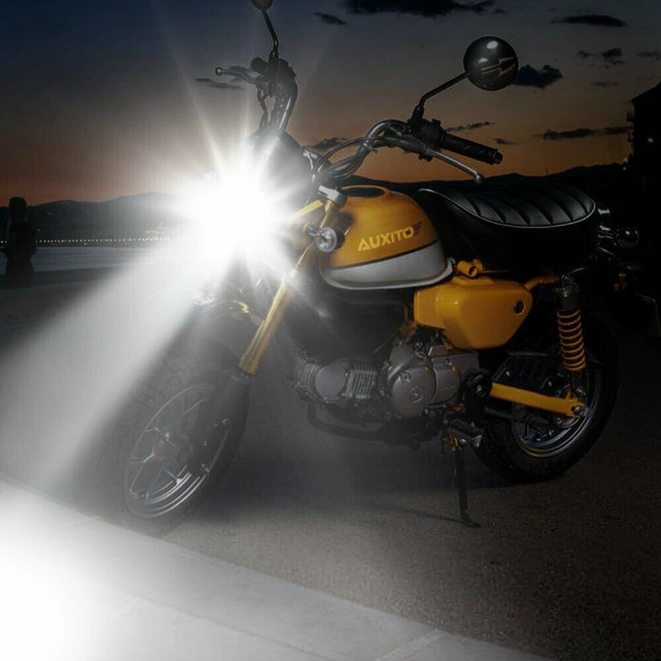 H4 LED Motorcycle Headlight Bulb 18W Hi/Low Beam For Honda CBF 125M 500 SH 300 - Image 2 of 4