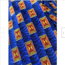 Silk Imported Light Blue pattern Tie Made in USA