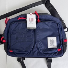 Zaino Topo Designs Global valigetta blu navy/marina tracolla borsa per laptop nuovo con etichette