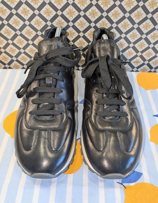 Church's Dalton Nappa Calf Black Running Shoes Trainers UK 10