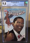 Amazing Spider-Man #583 CGC 9.8 White Pages Obama Variant