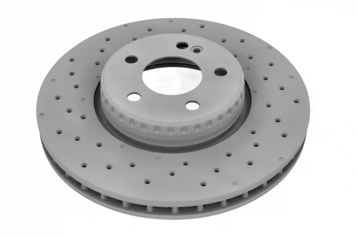 2x Disque de frein Essieu avant perforé/ventilé de l'intérieur 083 521 1005/PD - Image 2