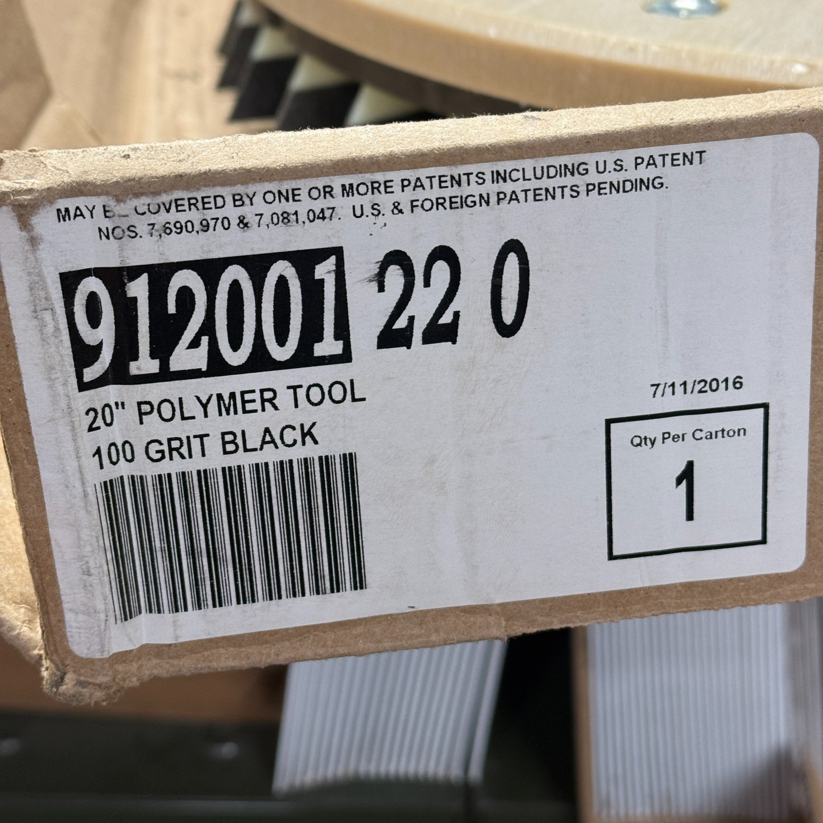 NOS DIAMABRUSH 912001220 Polymer Polishing Abrasive Pad 100 Grit 20" Diameter