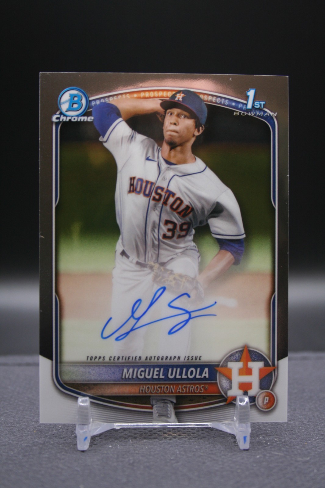 2025 Bowman Chrome | Miguel Ullola | 1st Bowman Chrome Auto | Astros