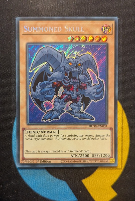 BLGG-EN001 Summon Skull Chibi Art Secret Rare 1st Ed YuGiOh