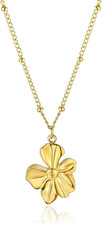 14K Gold Heart Necklace for Women Boho stainless steel waterproof Cute Dainty Lo