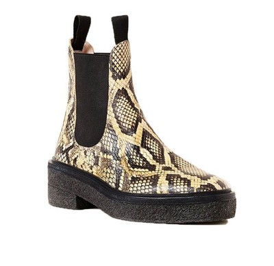 Loeffler Randall Damen Sahra Raquel Krepp Sohle Stiefel 6.5B Neu IN Box