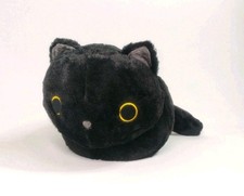 Pelusa Puffnest Amigos Sésamo El Gato Peluche Negro Suave 8" Alto 20" Largo Pelusa Nido