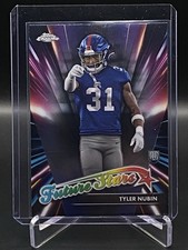 2024 Topps Chrome Football Future Stars Tyler Nubin #FS-18 RC New York Giants