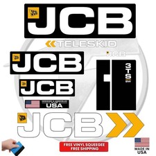 Fits JCB 3TS - 8W Main Decals Skid Steer Stickers - Free Shipping