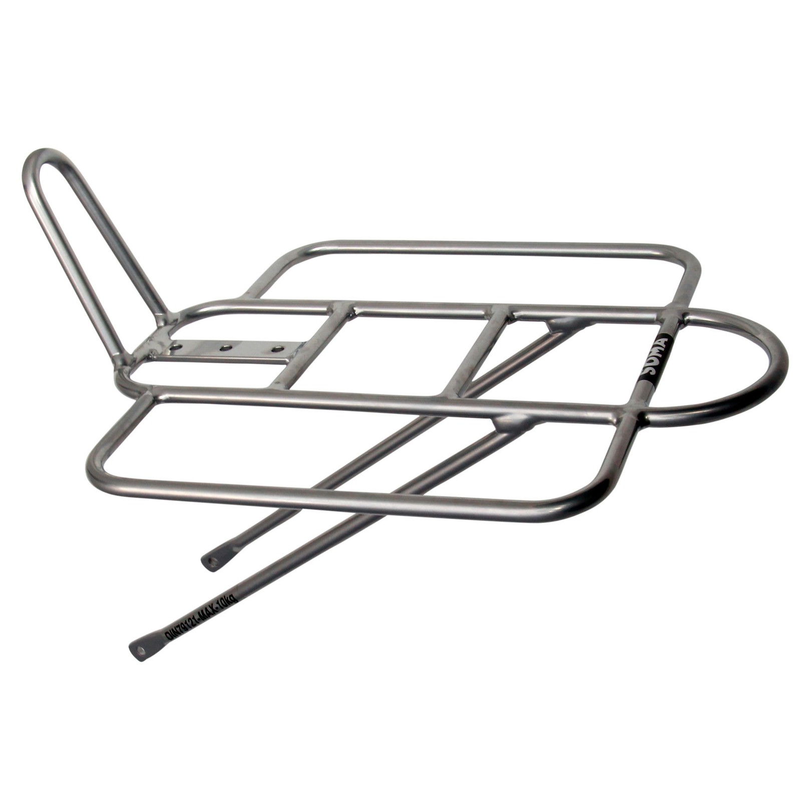 Передняя грузовая полка Soma Demi Porteur серебристого цвета 27390₽