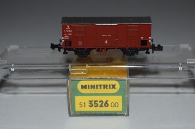 N Scale Minitrix 51353300 FS Italia Wagon Boxcar C57360