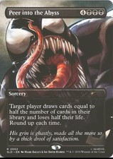 MTG Peer Into The Abyss (2002) *Non-Foil* Full Color Secret Lair: Venom MT/NM