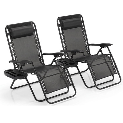 Alvantor 2-Pack Zero Gravity Lounge Chairs,Folding Recliners