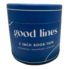 Good Lines 2 Inch Boob Tape Champagne Strong Sweatproof LatexFree Waterproof New