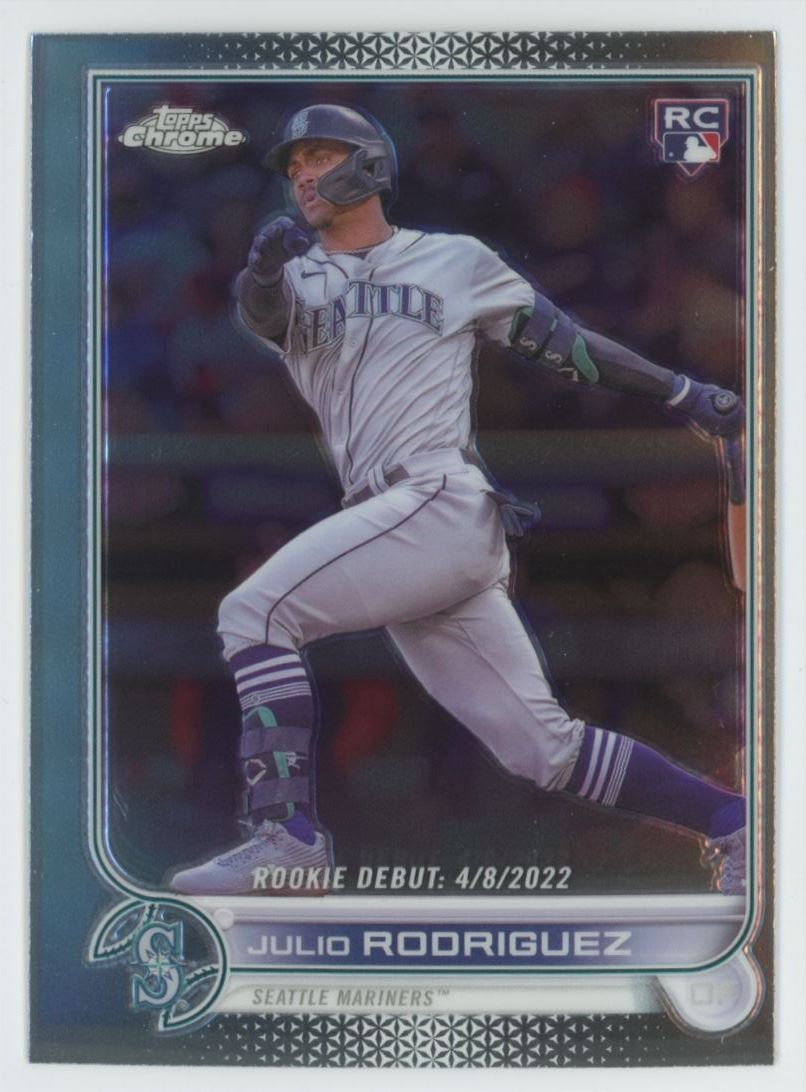 2022 Topps Chrome Update Julio Rodriguez Rookie Mariners #USC165 C14
