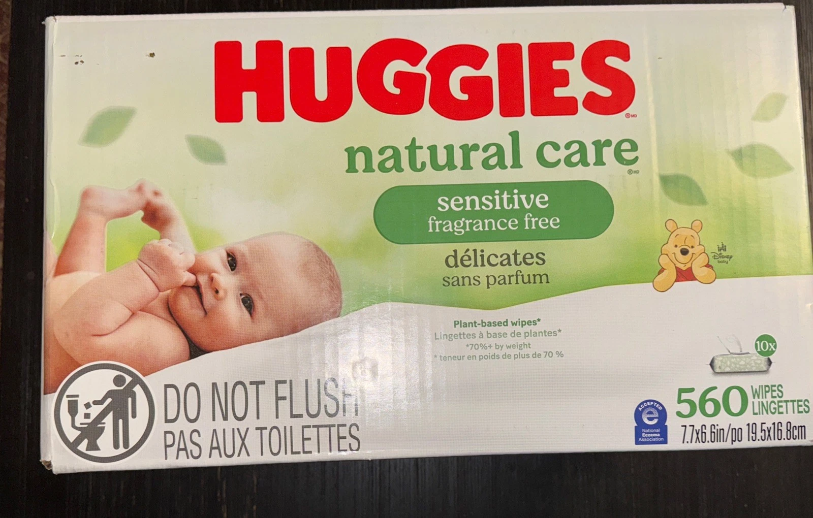 Huggies Natural Care Baby Wipe 560 Count (10 Packs) Sensitive & Fragrance Free