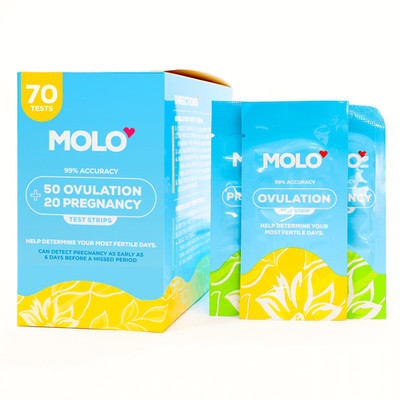 50 Ovulation + 20 Pregnancy Test Strips   Early Pregnancy Detection&99% Accuracy