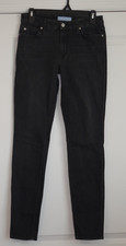 7 For All Mankind Skinny B Air Black Jeans Women Size 28