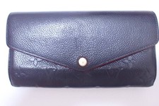 Louis Vuitton Monogram Empreinte Portefeuille Sarah Red Long Wallet From Japan