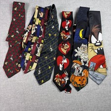 6 Vintage Looney Tunes Tie Bundle