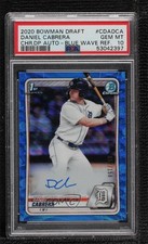 2020 Bowman Draft Blue Wave Refractor Daniel Cabrera PSA 10 GEM MT Auto 0q21