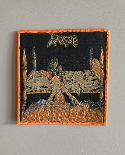 Venom Nightmare Orange Border Woven Patch - Picture 1 of 1