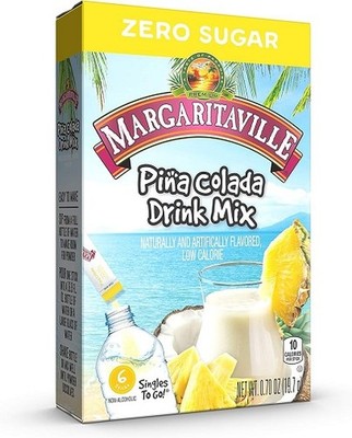 Margaritaville On The Go Water Drink Mix Pina Colada