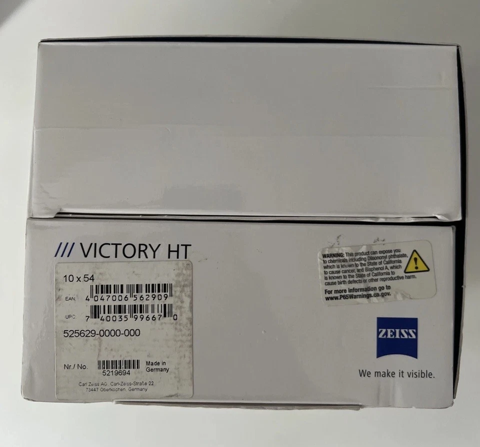 Zeiss Victory HT 10x54 Rangefinder Binoculars : BRAND NEW - Image 4 of 4