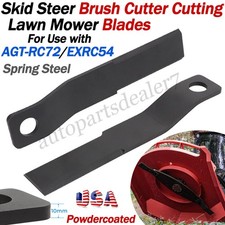 For AGT-RC72 Skid Steer Brush Cutter Blades, 10mm Thick Spring Steel, Heavy Duty